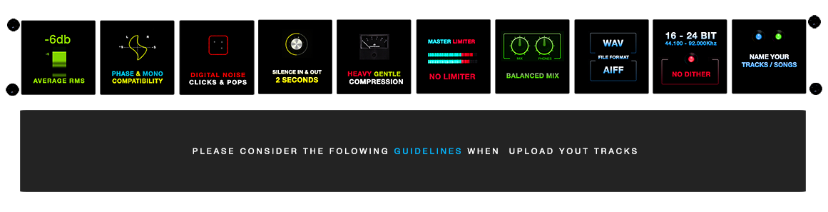 Mastering Guidelines